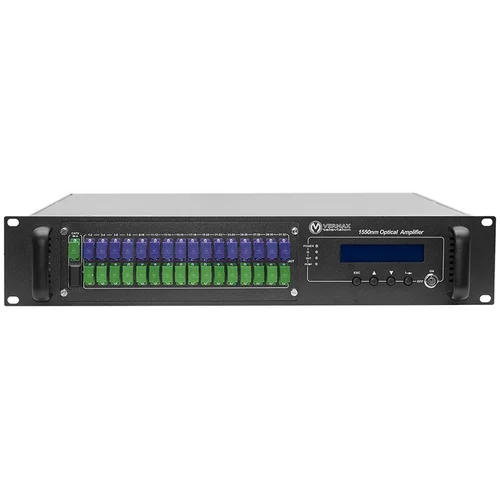 Оптический усилитель VERMAX для сетей КТВ, 32*19dBm, WDM фильтр PON